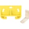 Prime-Line 3/32 in. x 1-9/16 in., Yellow Drawer Guide Kit (1 Pair) R 7154 - alternate 1